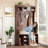Chalemet Hall Tree 39.4" Wide with Shoe Storage and Bench-105529271