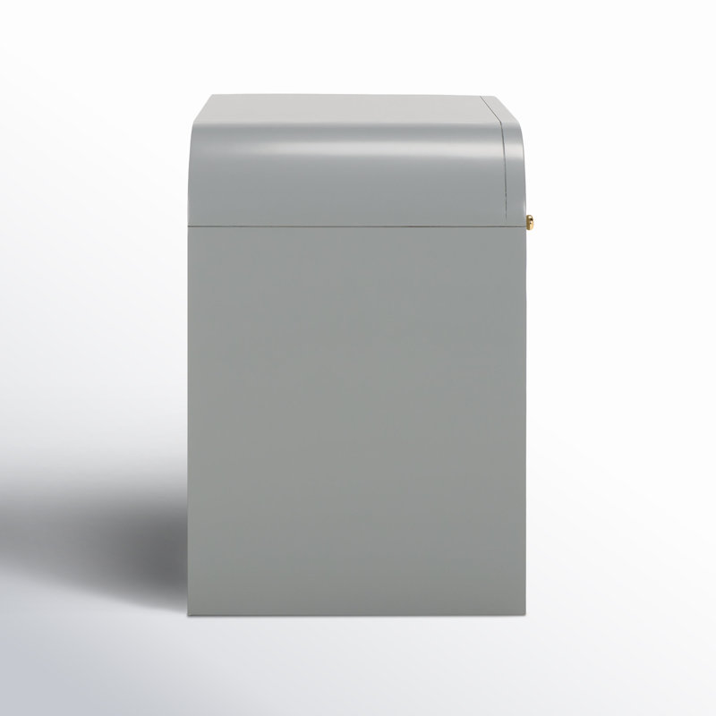 Liabella 1 - Drawer Nightstand, Light Gray