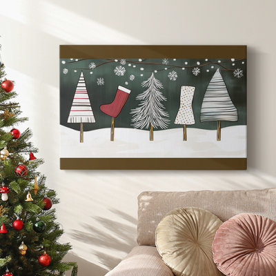 Christmas Holiday Arts - Toile tendue avec châssis XMA171387