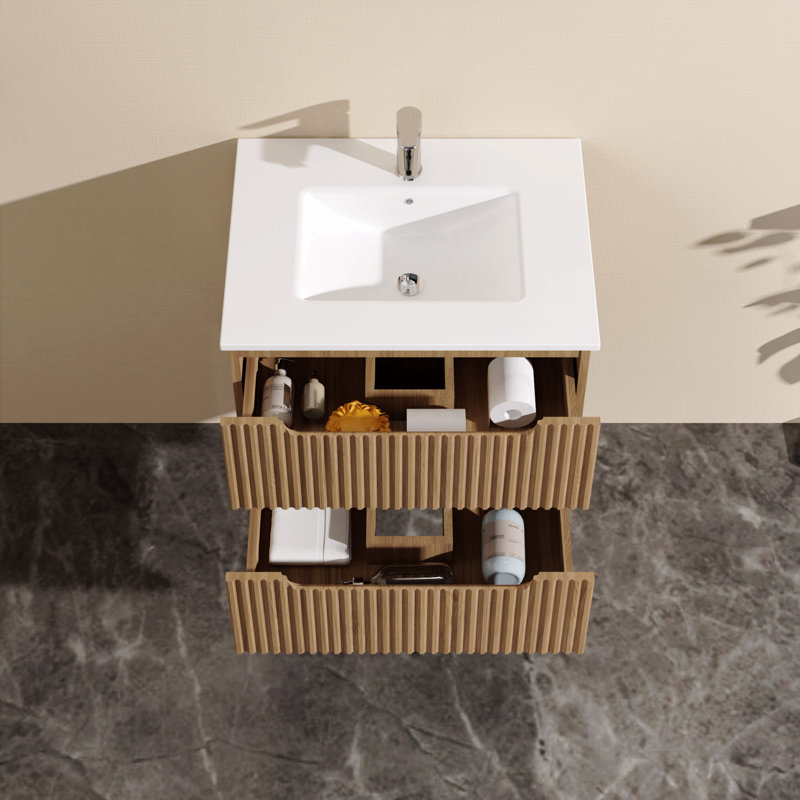Meuble-lavabo mural 24 po flottant (armoire seulement)