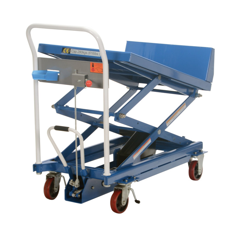 Chariot relevable et inclinable, 43.125" H x 23.625" W x 40" D