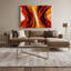"Gradient Abstract 2", art mural sur toile brune-323529449