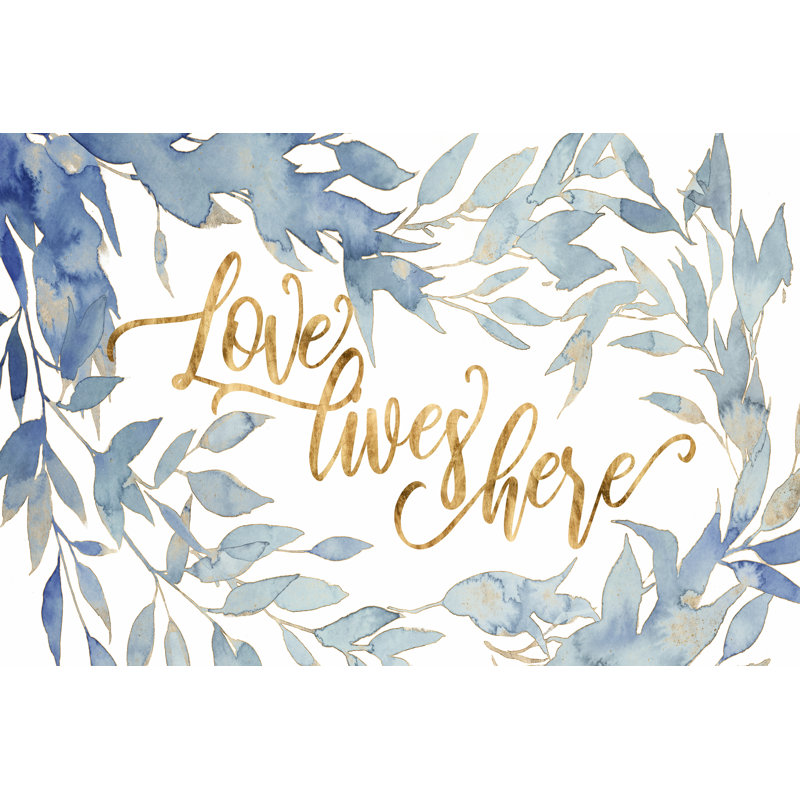 Glam Love I par Grace Popp - peinture sur toile tendue, H 32 po x l 48 po