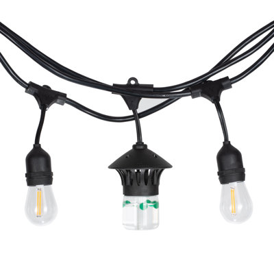 TIKI Brand 36 feet BiteFighter Mosquito Repellent LED String Lights