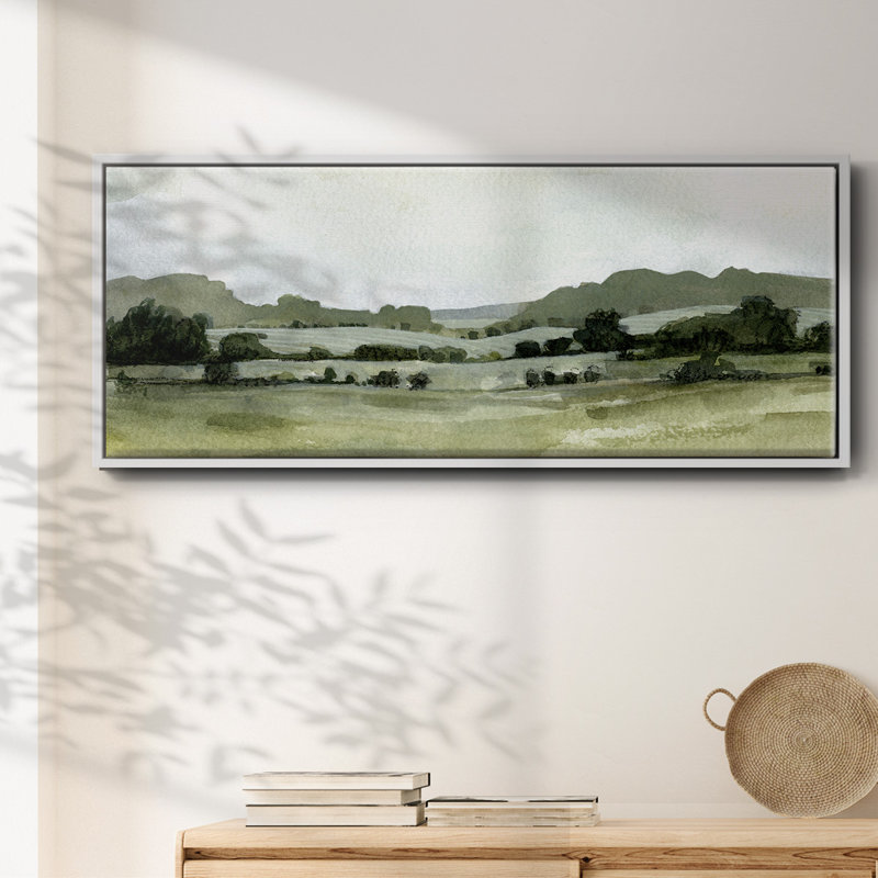 Vert Landscape III- Framed Canvas