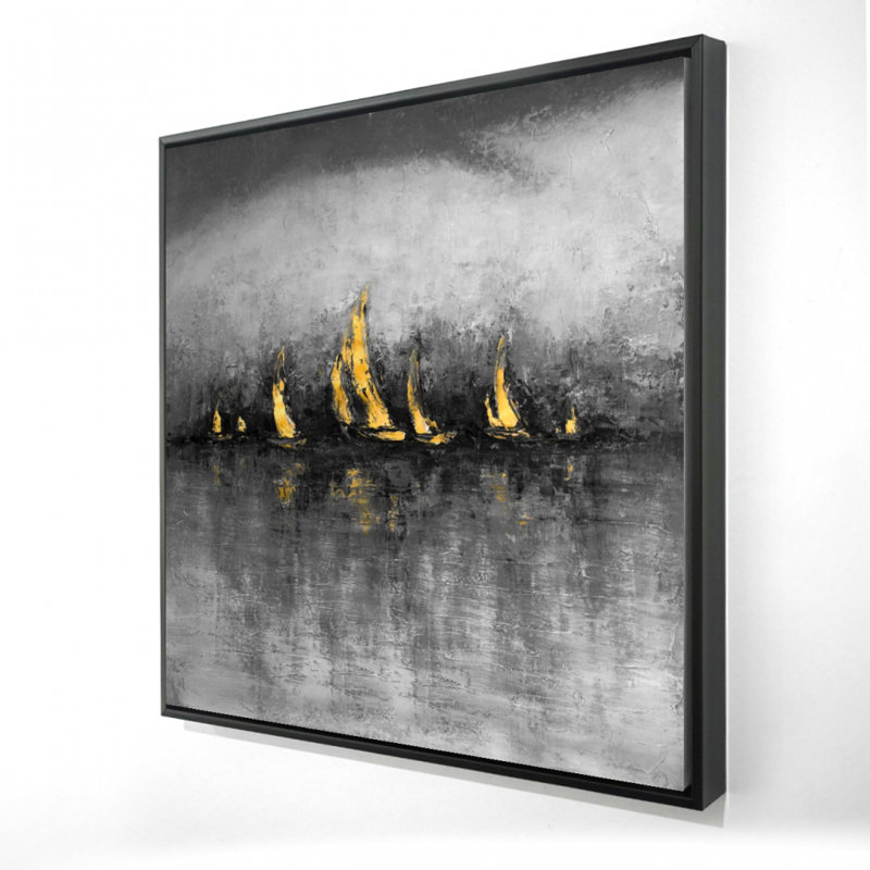" Gold Sailboats "