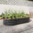 Raised Garden Bed Outdoor, Oval Large Metal Raised Planter Bed For For Plants, Vegetables, And Flowers-1166720622-1166720623
