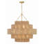 Lustre gradué à niveaux 20 lumières Chericka