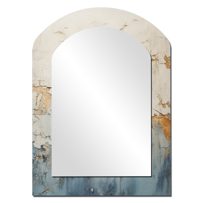 Or et peinture bleue Fusion, 34 po x 25 po
