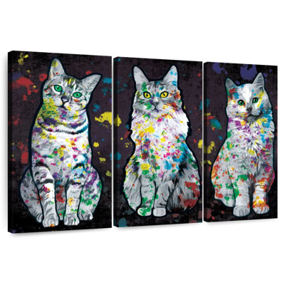 Peinture pour chat Curious Cats