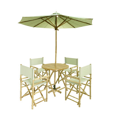 Ensemble repas 5 pièces avec parasol Atchison