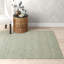 Isiah Hand Tufted Wool Area Rug in Sage/Beige-361365632