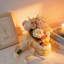 Bouquet de mariage romantique rose rose - Bouquet de mariée artificiel fait à la main pour la mariée et les demoiselles d'honneur, parfait pour le cadeau de la Saint-Valentin, le souvenir de mariage et la décoration intérieure