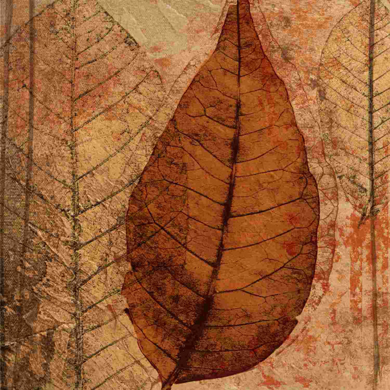 " Whispy Leaf ", 12" W x 12" H