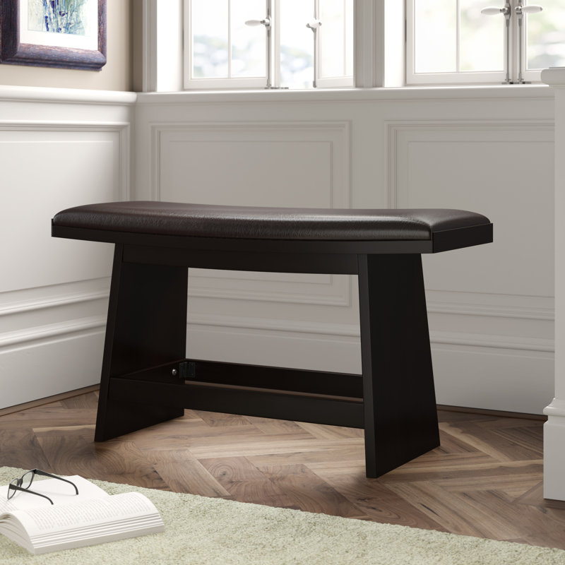 Lawrence Faux leather Bench