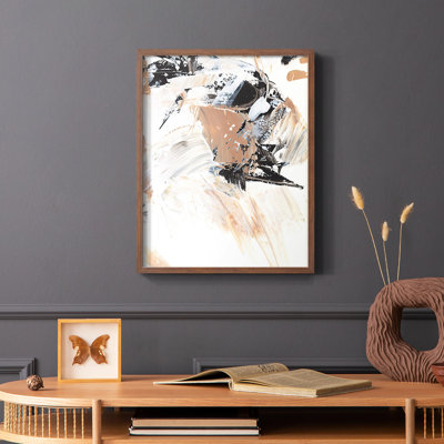 Ruckus II, reproduction encadrée - bois massif