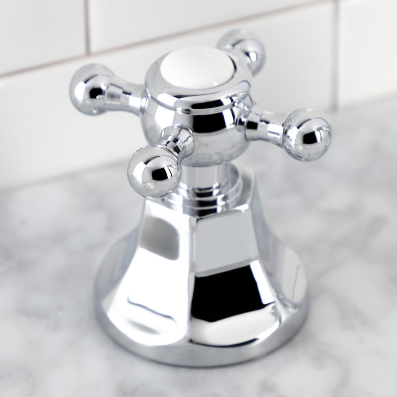 Kingston Brass Deck Mount Hand Shower with Diverter for Roman Tub Faucet, Polished Chrome