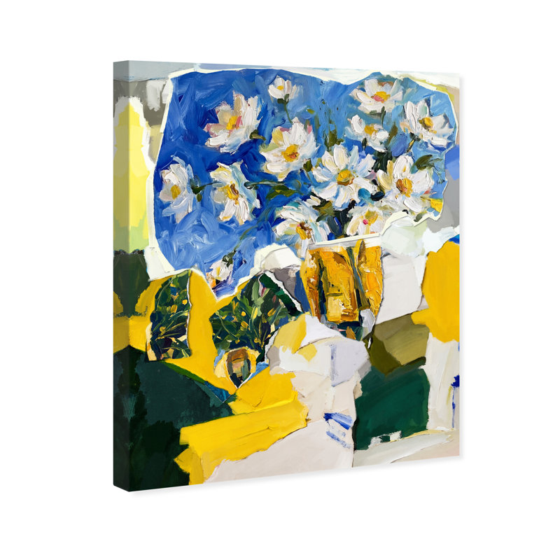 Sunshine And Flowers Print by Oliver Gal, 20"H x 24"W, Gallery Wrapped