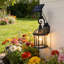 Lanterne murale solaire d'extérieur, verre transparent et aluminium Glf