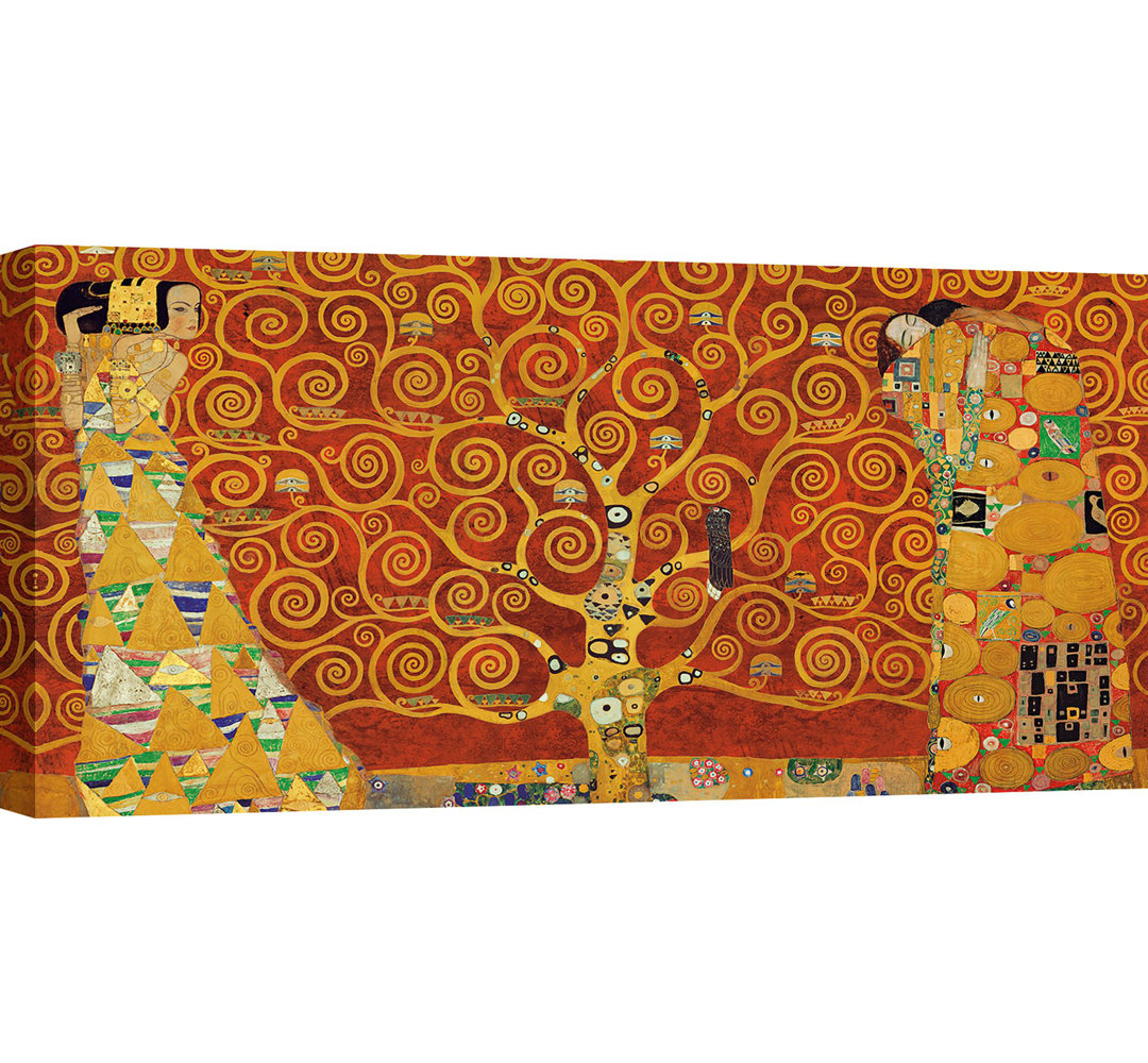 Tree Of Life by Gustav Klimt - Wrapped Canvas Painting