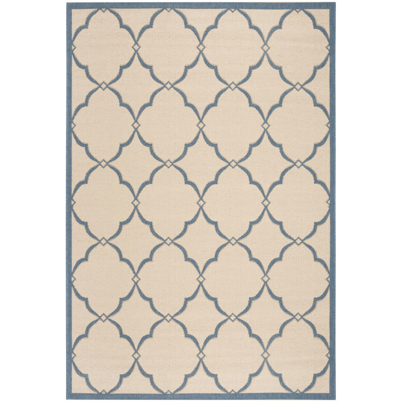Croker Performance Geometric Indoor/Outdoor Area Rug, Rectangle 9' x 12'