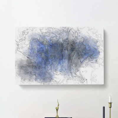 Remember The Shadow In Abstract - Wrapped Canvas Print