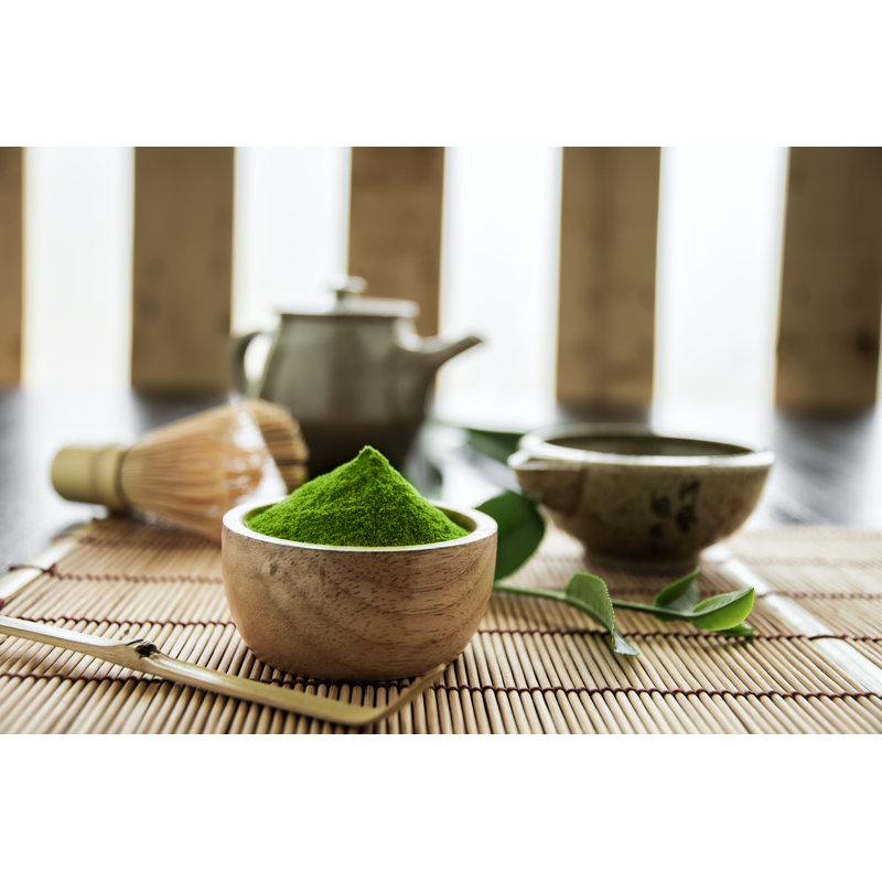 Matcha Powder by Aedkais - Wrapped Canvas Print, 51cm H x 76cm W