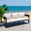 Viola 77.56'' Metal Outdoor Patio Sofa-1223804469