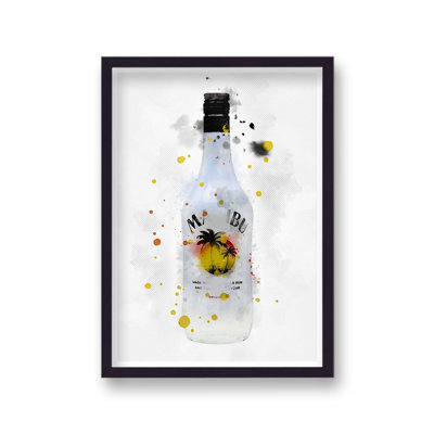 Spirit Graphic Splash Malibu Inspired by Vouvart - Single Picture Frame Print
