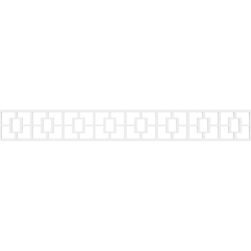 Garniture de roulement en PVC de qualité architecturale Cambridge, H 6 po x L 48 po x P 0,63 po