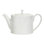 Alligator White China Teapot