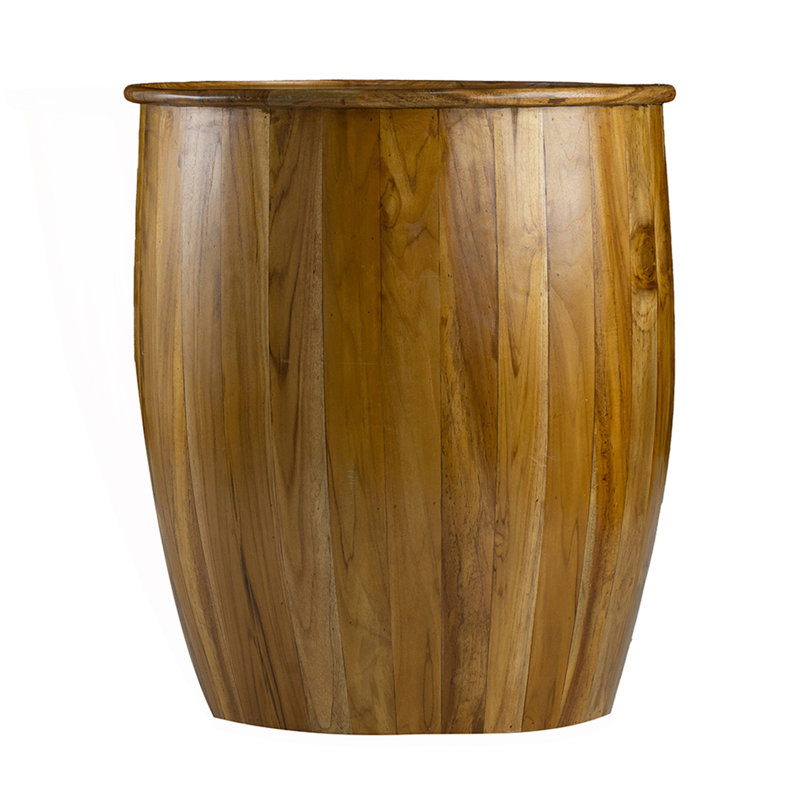 Table d'appoint tambour avec plateau de style plateau, table d'appoint
