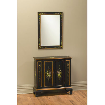 Ensemble console et miroir