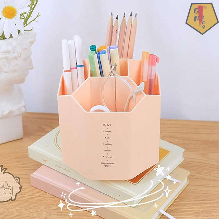 Pen Holder for Desk Cute - Ceramic Pencil Holder for Cool Work