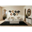 Shear Side Table, Oval, White Stone
