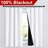 NICETOWN 100% Blackout Curtains for Living Room, Privacy Protection & Noise Reducing Drapes, Black Lined Rod Pocket Window Treatment Curtain Panels, Set of 2-936032323-936032322