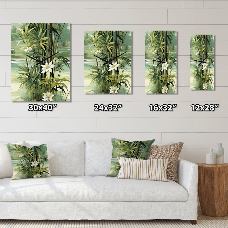 Jamontez - Horloge murale tropicale, Grand
