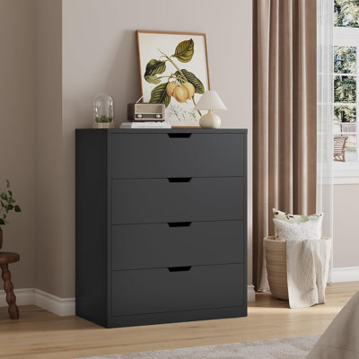 4 Drawer Dresser, Chest Of Drawers For Bedroom,Closet Dressers With Drawers For Living Room, Entryway, Hallway