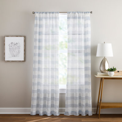 Paire de rideaux 50 x 84 Curtainworks Harbor Blue