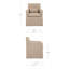 Chaise de patio à housse Lydia-1372768707