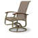 Chaise de patio pivotante Askar