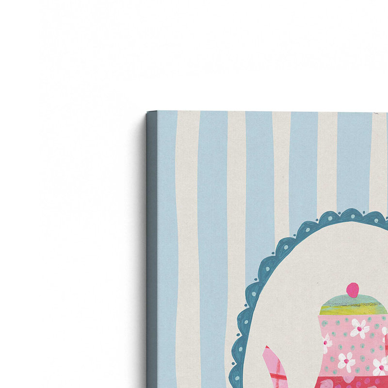 «Happy Tea Time», ensemble de 2 impressions, Toile tendue, Toile tendue, 30 po x 20 po