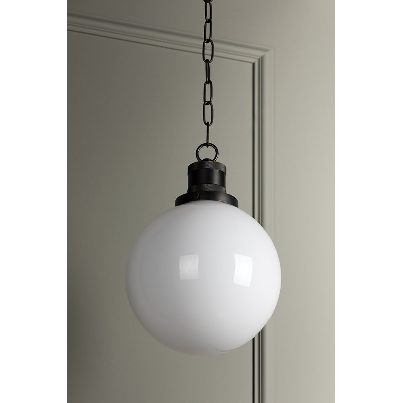 BEVERLY Pendant by ZIO & SONS, Old Bronze, 14.75" H x 10" W x 10" D