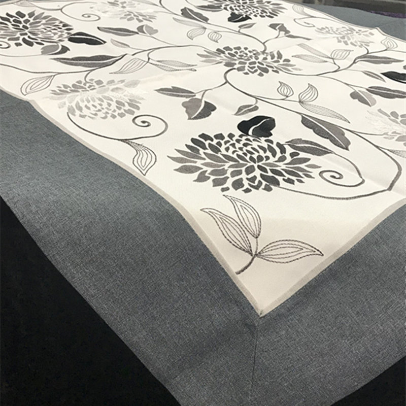 Chrysanthemum 36X36" Square Table Topper