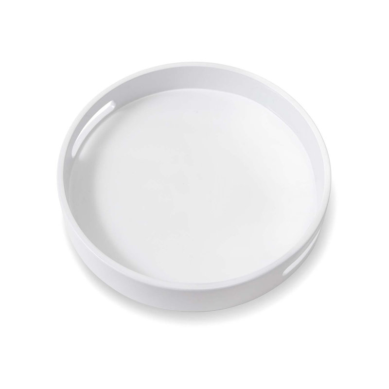 Baffour Enamel / Lacquer Tray, 12.99" W x 12.99" D x 1.77" H
