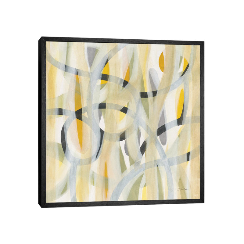 Sunny Window 1 Piece Wall Art on Canvas, 93.98 cm H x 93.98 cm W, Black Framed