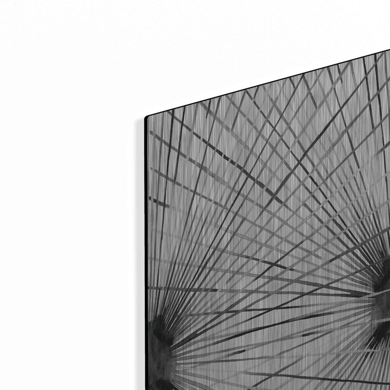 Orren Ellis «Rays IV» par Grace Popp, art mural en métal, H 24 po x l 12 po
