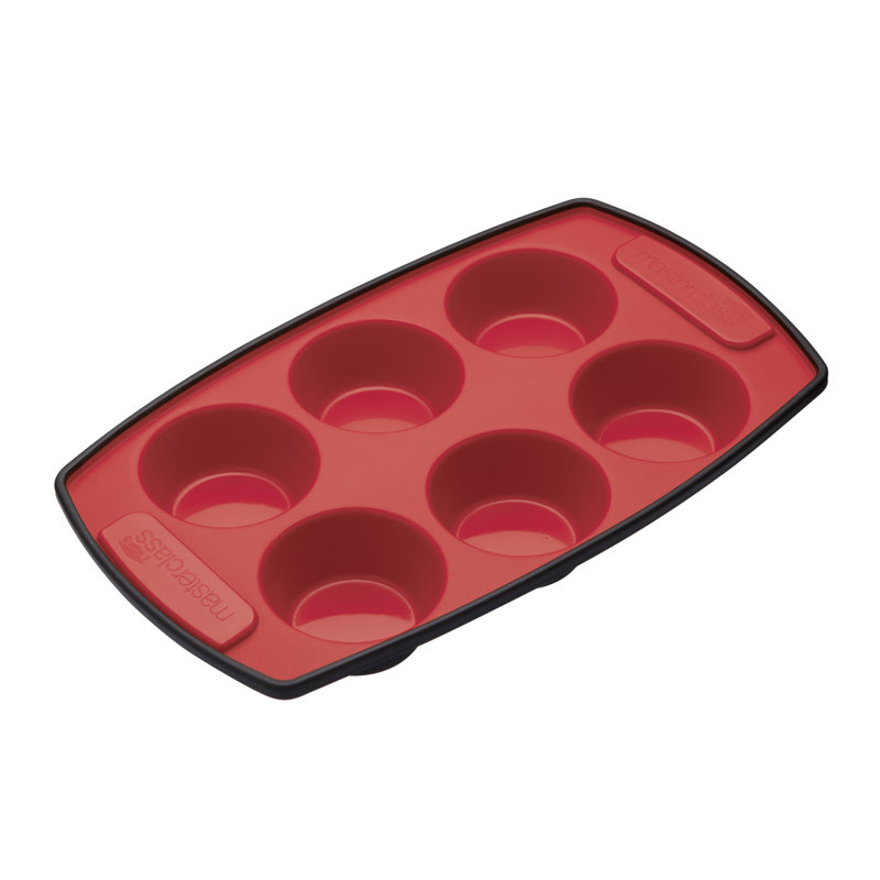 MasterClass Smart Silicone Flexible Twelve Hole Pan, 30 cm x 18 cm
