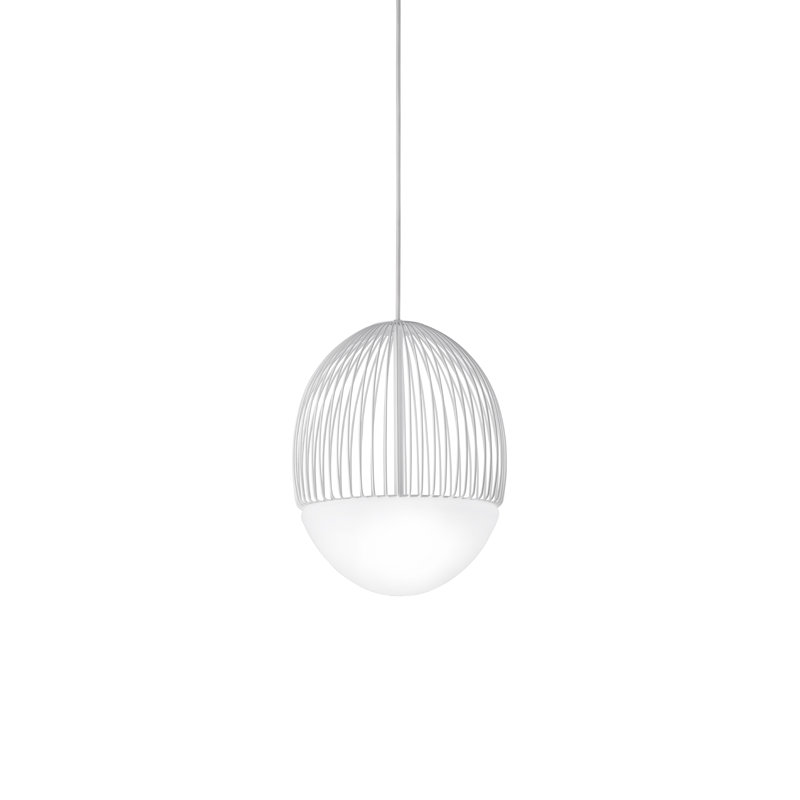 Riketta Suspension G White Matt Matt White 1 L32gg Ul, 92.5" H x 11" W x 11" D, 2700 Kelvins