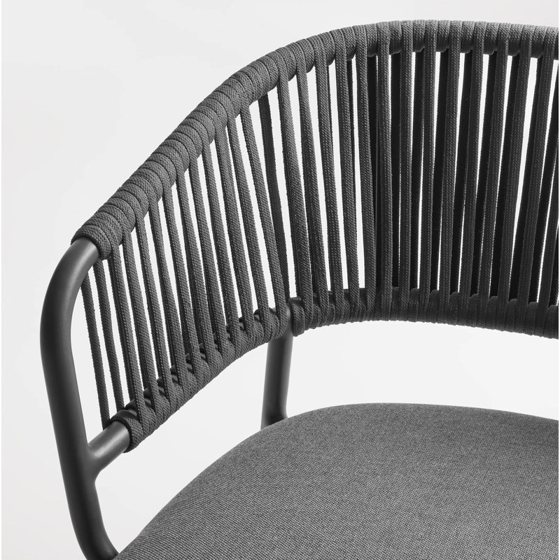 Canapé d'extérieur Mate, Gris anthracite Toohey